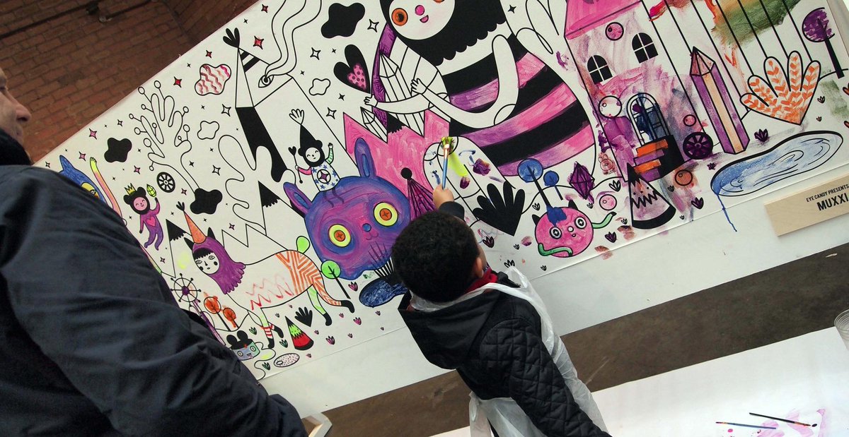Fusedmagazine's tweet photo. #FF for all the artists that created work for @Muxxi #eyecandy14 http://t.co/JhHk8C5awE