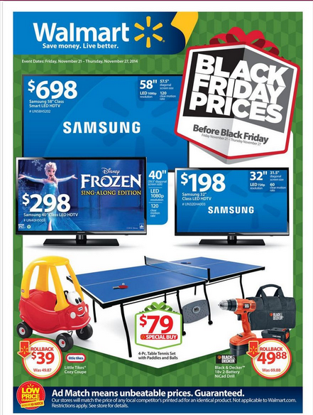Don't forget, Walmart's Black Friday Pre-Sale sarts now! bdeal.me/BFWalmartPreSa… #walmartblackfriday