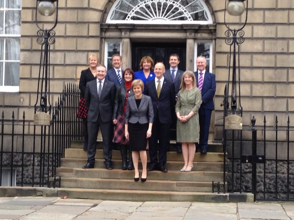 AConstance23's tweet photo. Proud to be part of the first gender balanced Scottish Government cabinet #50/50 http://t.co/OH30JTexlC