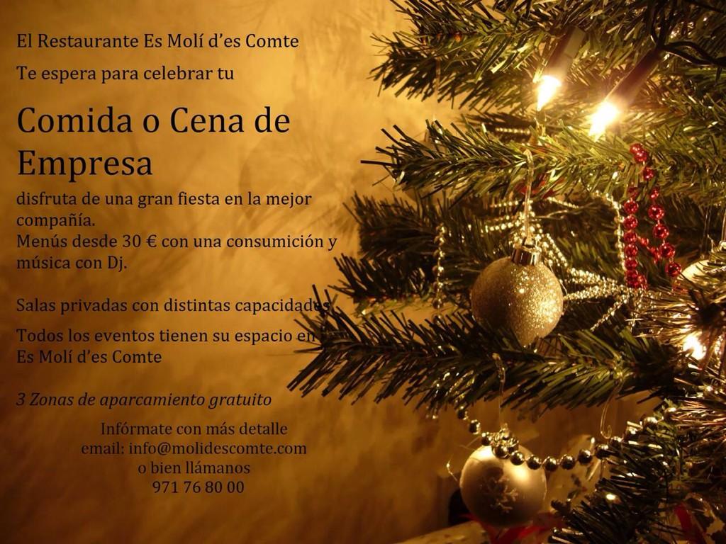 🎶El camiiino que lleva-al Molíiii 🎶... 

Cenas de Empresa de Navidad: v5, s6, v12, s13, v19 y s20 de diciembre.