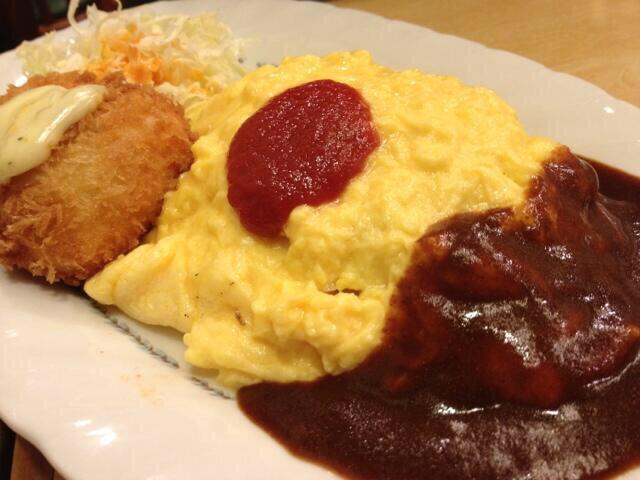 @_ren_aj 廉さん！オムライスです！