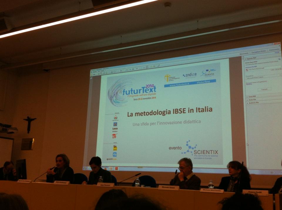 utullia's tweet photo. La metodologia IBSE in Italia presentata da Anna Pascucci @scientix_eu Deputy Ambassador #futurText #scientixConf http://t.co/EnNGWdRrSi