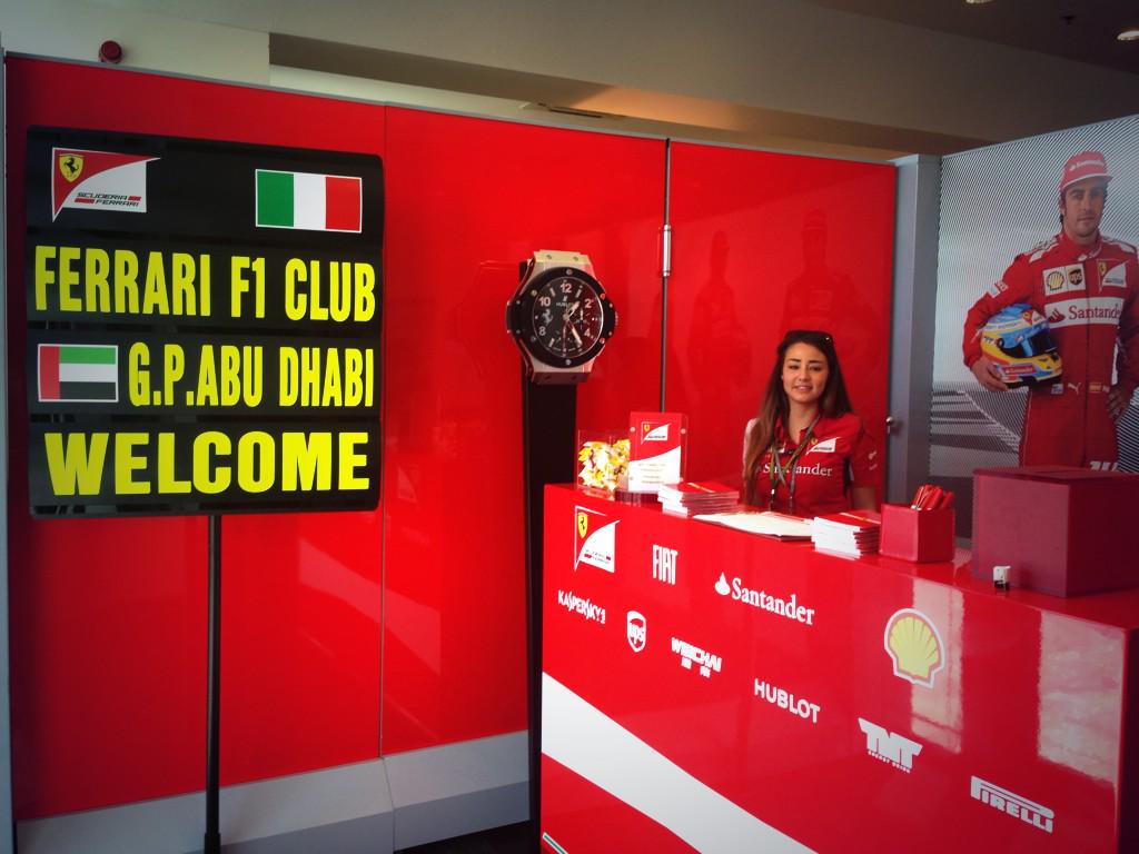 FerrariF1Club's tweet photo. Welcome to Abu Dhabi! The last GP Week-End has just began. The FerrariF1 Club staff whishes you an enjoyable stay! http://t.co/ggUb3lv4Co