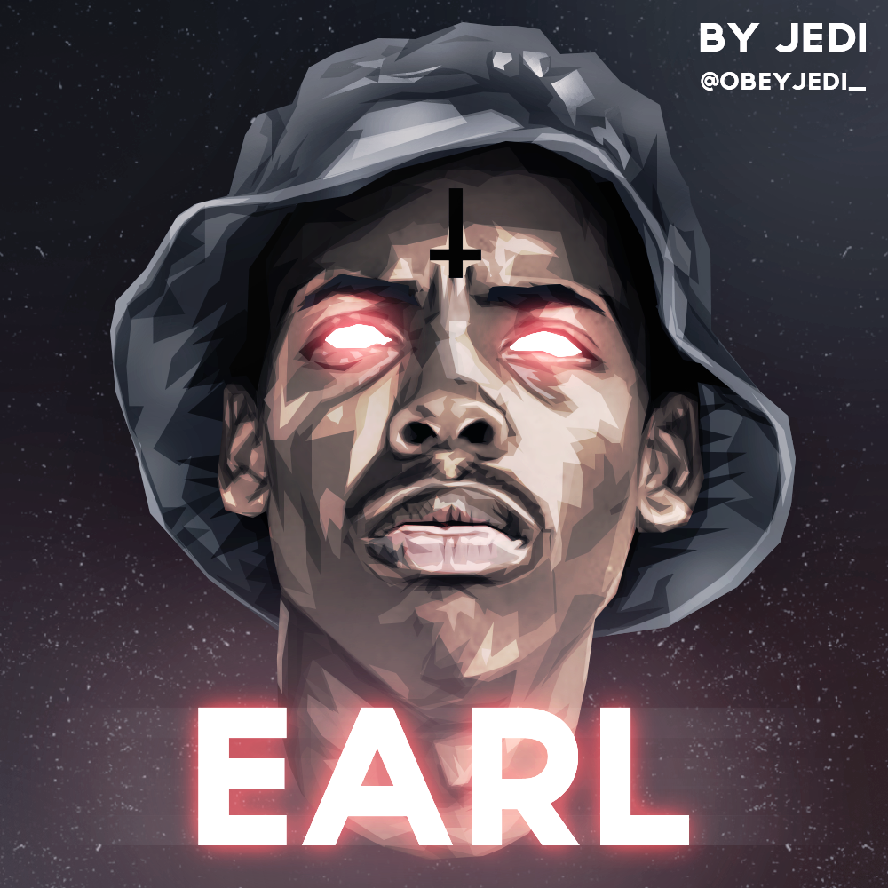 Jediah's tweet image. Earl Sweatshirt Artwork By Me, what do you guys think? @earlxsweat