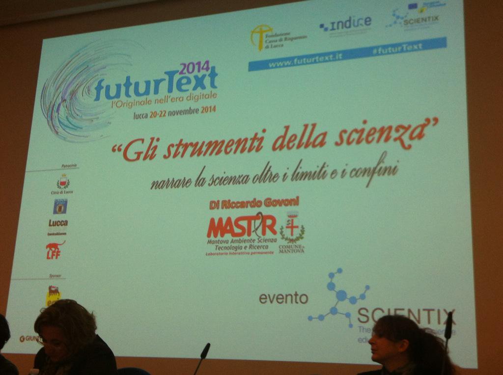 silviapan73's tweet photo. Riccardo Govoni presenta un atelier per narrare la scienza in modo diversi #scientixConf #futurText http://t.co/NUmBczhFo7