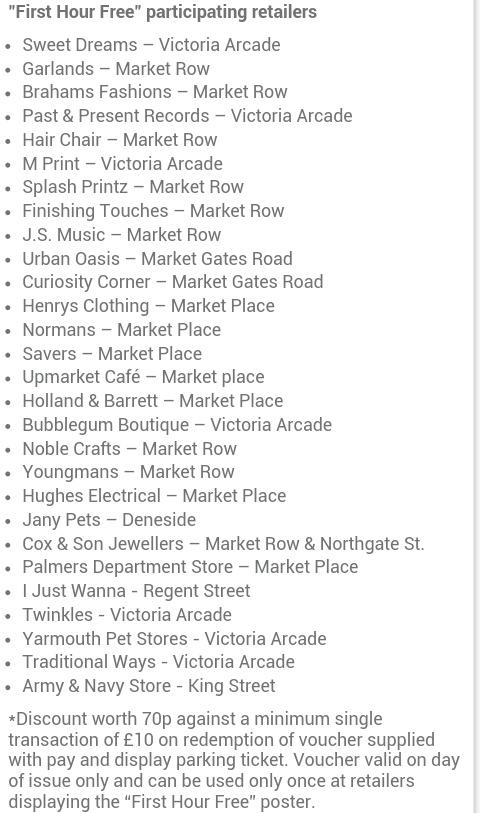 ShopEatPlayStay's tweet image. Use any GYBC town car park, spend £10 for 1 hour free parking

gytcp.co.uk/first-hour-fre…
#ShopEatPlayStay #GreatYarmouth