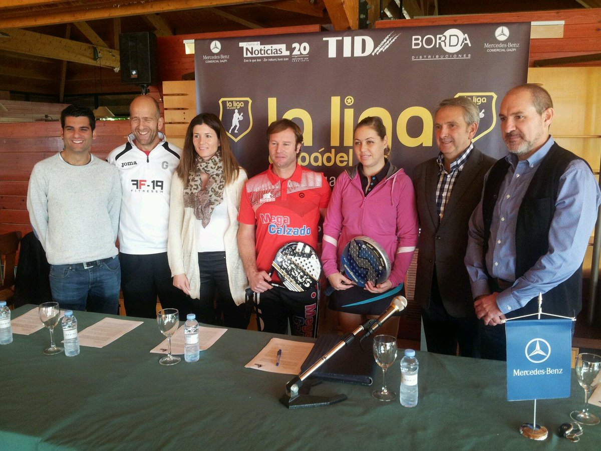 Se inicia en Gorraiz la presentación de La Liga de #Pádel.