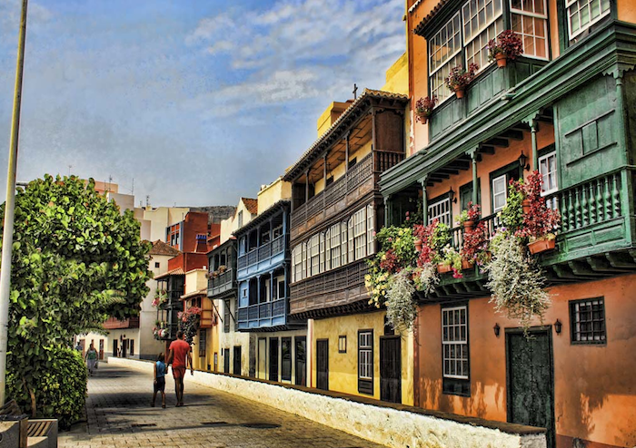 Santa Cruz de la Palma, auf der Insel Palma, auf den Kanarischen Inseln, ist ein Heiligtum der Farbe. #Spanien