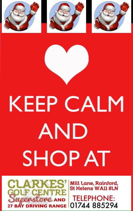 ClarkesGolf's tweet image. Only one golf store to shop at this Xmas @ClarkesGolf the widest selection of Xmas gifts is available here. RT RT RT!