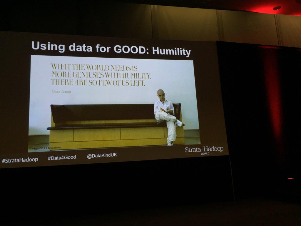 jmakred's tweet photo. Talking about #data4good with @DataKindUK at #StrataHadoop. @DataKind never ceases to inspire. http://t.co/KsoHjwl0PE