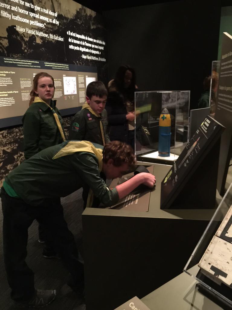 ScouterYves's tweet image. 1st West Carleton Troop took the city bus and visited the Canadian War Museum. #scoutsdostuff @scoutscanada