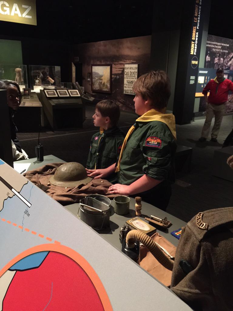 ScouterYves's tweet image. 1st West Carleton Troop took the city bus and visited the Canadian War Museum. #scoutsdostuff @scoutscanada