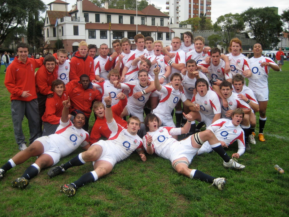 England U18s in 2008, fresh from beating Argentina - decent team! (via <a href="/burkeburkek/">kate</a>)