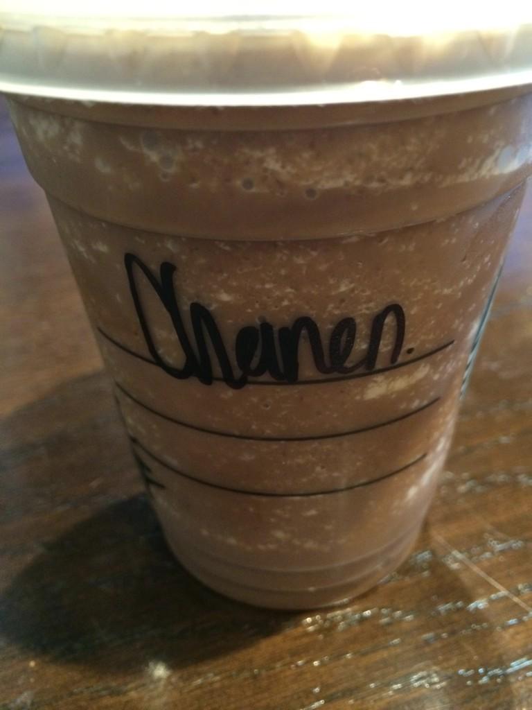 shannonbryana's tweet image. Hi my name is CHANEN, what&apos;s yours???? #StarbucksProblems