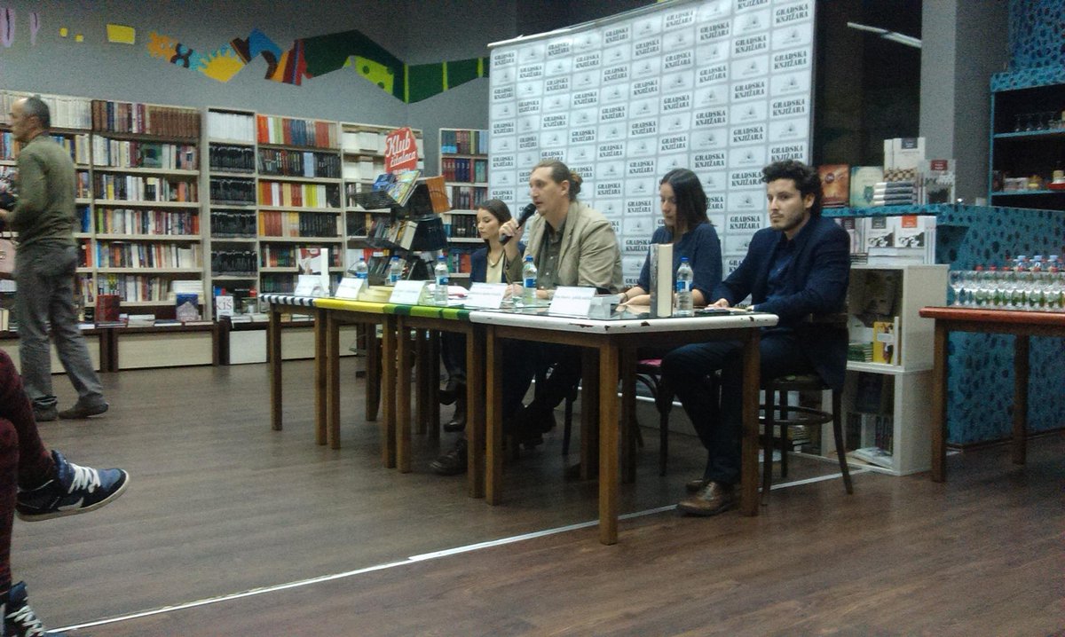 ADP_ZiD_'s tweet photo. Panel discussion is starting. Olivera Komar is starting with her speech with Hannah Arendt. #remember9nov http://t.co/fCewthOc7T