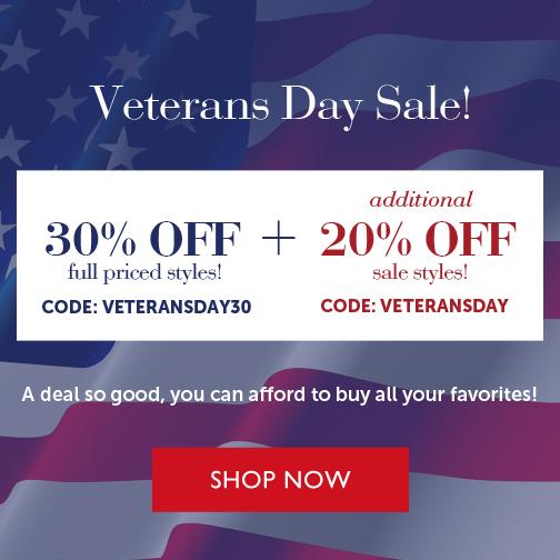 Shoeminded's tweet photo. Veteran's Day sale with 30% off full-price, an extra 20% off sale &amp; free ship on $39.99! http://t.co/lYM19PQumR http://t.co/I6mZ05aIqK