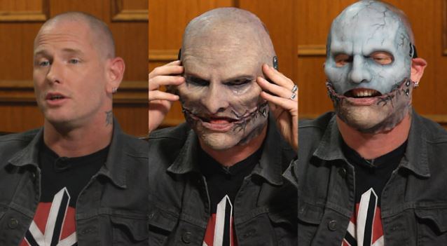 CoreyTaylorPics's tweet photo. I love so much the new mask! #coreytaylor #slipknot #numbereight #mask http://t.co/rEll8F7Tv9