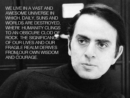 Happy Birthday Carl Sagan!  It is now up to us...  thanks 