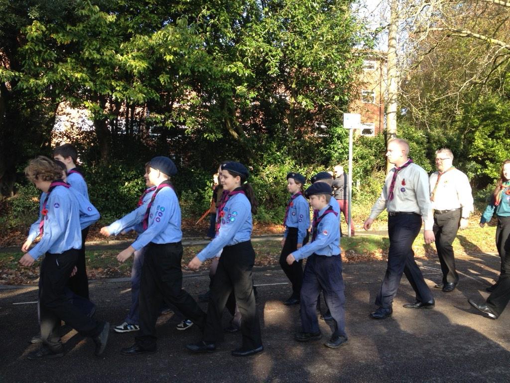1stParkstone's tweet photo. Remembrance Day Parade #poolepark #LestWeForget http://t.co/eQOqOqvjcL