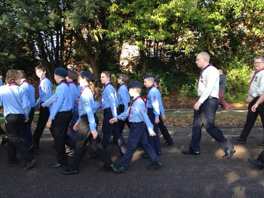 1stParkstone's tweet photo. Remembrance Day Parade #poolepark #LestWeForget http://t.co/eQOqOqvjcL