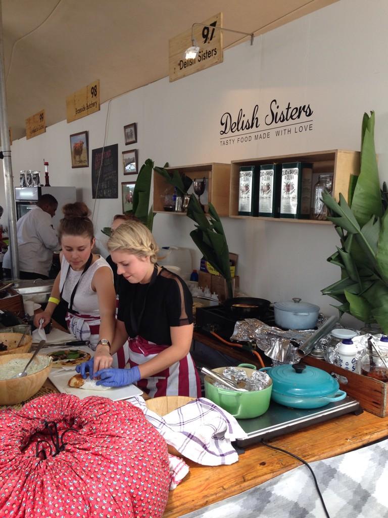 HMC_Fair's tweet photo. @Delishsisters hard at work making delicious things #HandmadeContemporary http://t.co/7UHVyn0dHW