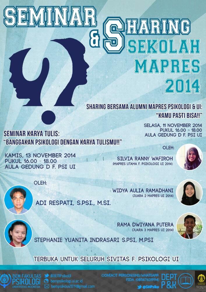 MapresPsiko's tweet photo. Ini diaa @BEMPsikoUI @PsikoUI2011 @PsikologiUI2012 @PsikoUI2013 @PsikoUI2014 http://t.co/DlM17j92pT