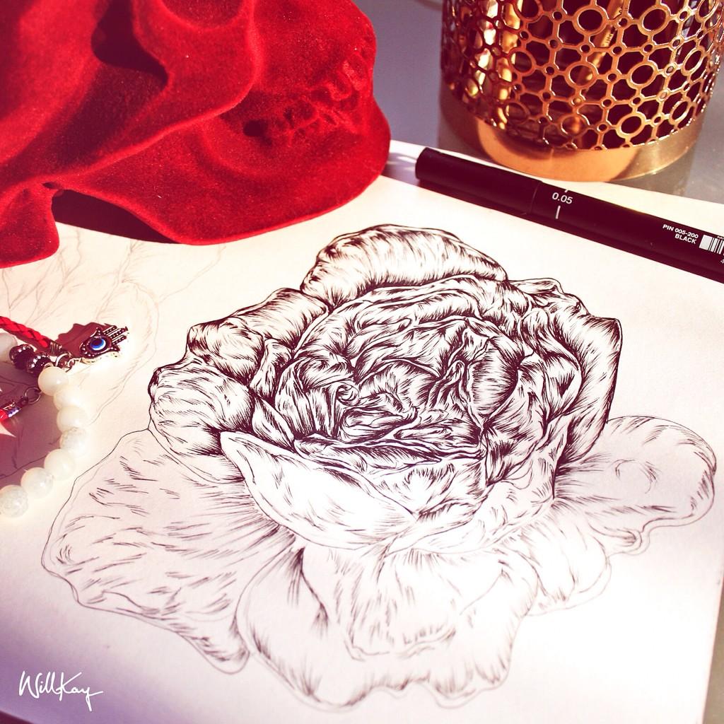 willkay_oddking's tweet photo. 🌺 #bywillkay #oddkingdom #willkay #detail #artlife http://t.co/xgQbnTiYqB