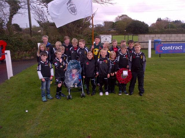 addIlloganJFC's tweet photo. Illogan JFC at the Remberence Day Parade http://t.co/rPkkABPUnL