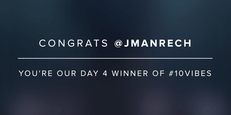 themusicbed's tweet photo. Congrats again to @Jmanrech! The winner of $100 to our Lounge Playlist #10vibes http://t.co/mDHkErBW4X