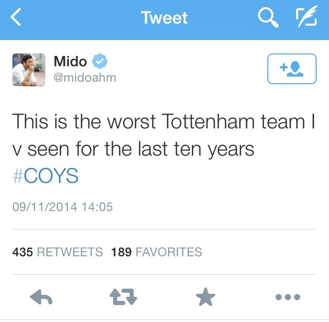 BestFootyTweets's tweet photo. Mido http://t.co/SxuWgebASC