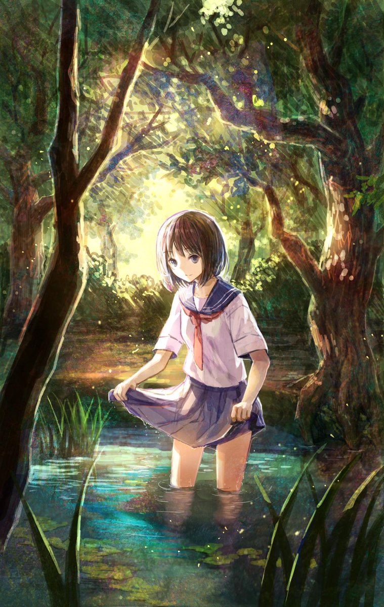 藤ちょこ 京都個展8 17 日本美術専門学校さんの講座でライブペイントしたものをちょっと修正 Http T Co Uln8gk7swz