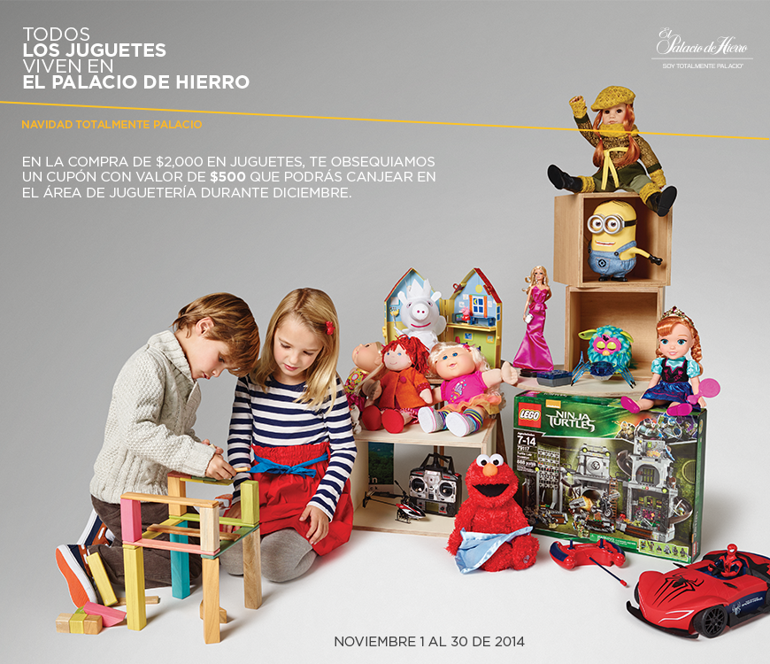 juguetes en el palacio de hierro