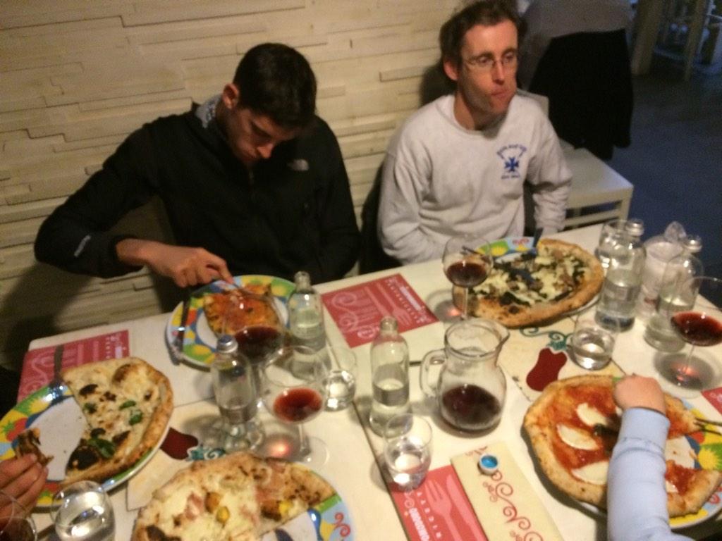 #GOODTIMES at the <a href="/silverskiff/">SilverSkiff</a> regatta in torino!!!! pizza time! @ebsr_bc <a href="/WillPurman/">J. Will ConesaPurman</a> @DOSDesigns <a href="/GTB_eck/">B</a>