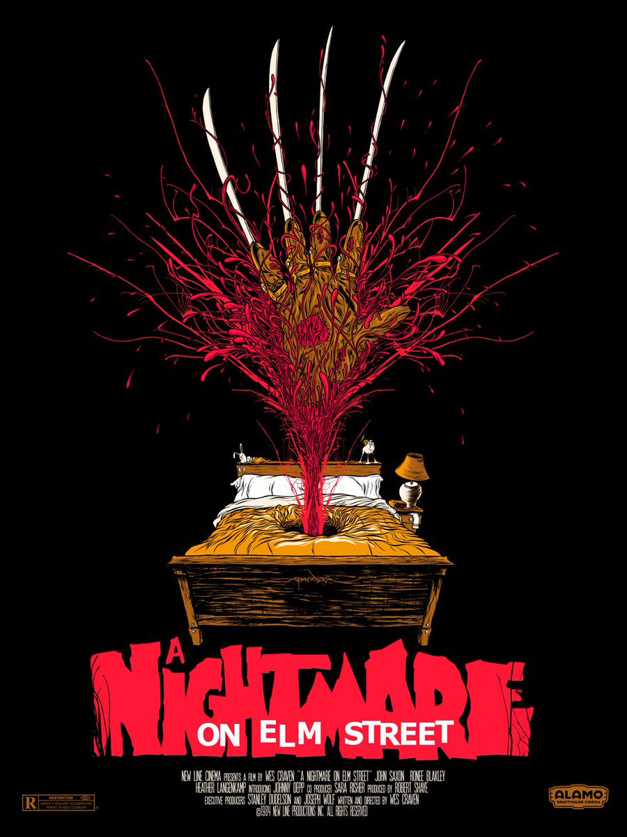 RavenBanner's tweet photo. "Whatever you do... don't fall asleep."
#ANOES released on this day in '84
Art by @alexpardee #30YearsofNightmare http://t.co/sTMGC3peQ5