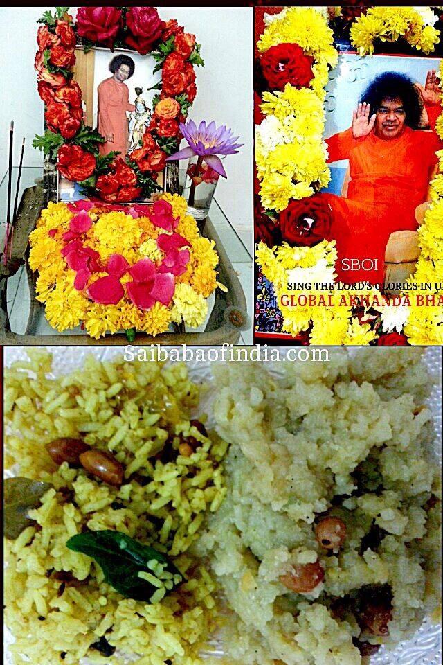 TheSathyaSai's tweet photo. Enjoy the Prasadam from #AkhandaBhajan &amp; share with others. #PrasanthiNilayam #GAB2014 #SBOI #SathyaSai #saidevotees http://t.co/VKM3gNnbpJ