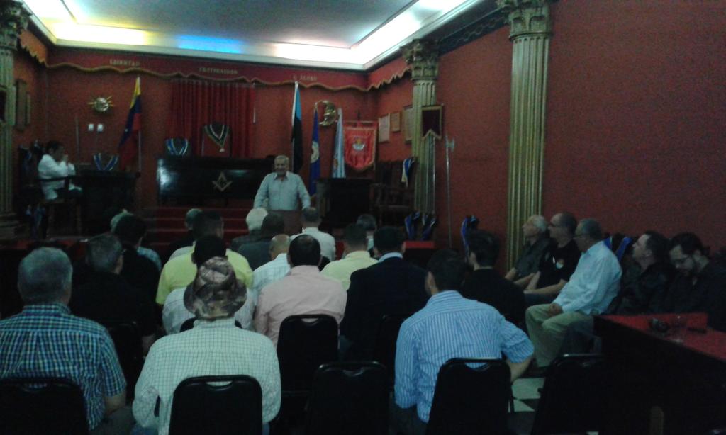 Logia245's tweet photo. Actividad de Docencia Masónica promovida por el Q:.H:.José Miguel Negron(Representante del M:.R:
.Gran Maestro) http://t.co/hyGls3Ic85