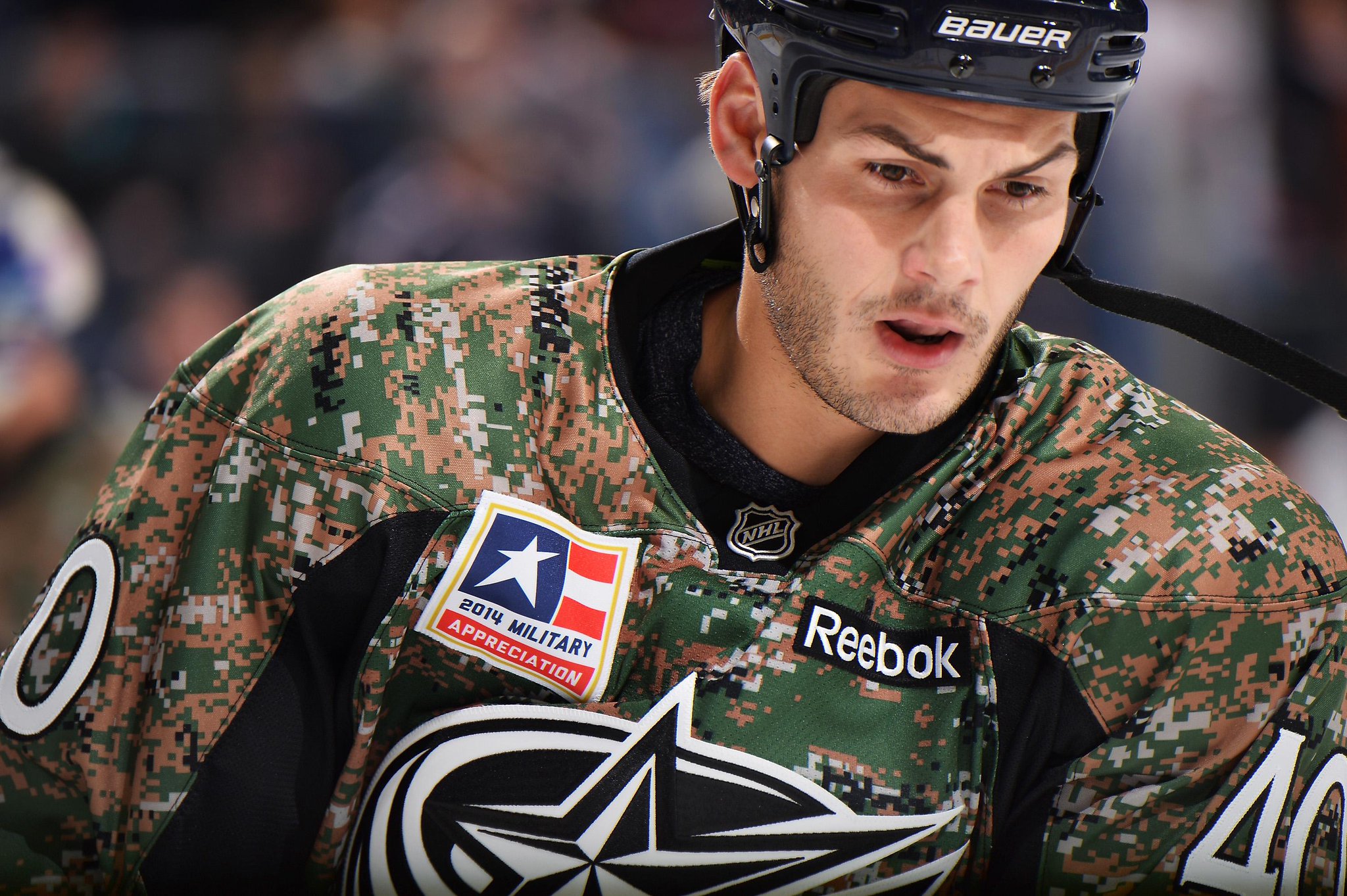 columbus blue jackets military jersey