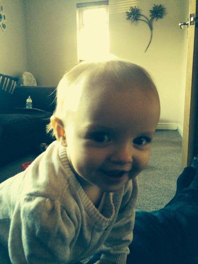 MStewart1982's tweet photo. Weekend in London, hungover and my little girl makes everything seem better when I get home http://t.co/6R8lOqdEyd