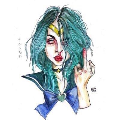 me as sailor neptune. pretty cool.