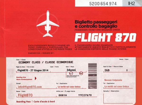 Flight_870's tweet photo. Per tutti quelli che ricercano la verità della strage #Ustica #Flight870 http://t.co/MnQJszgJ9h @andreapurgatori http://t.co/3mPkdMCyQv