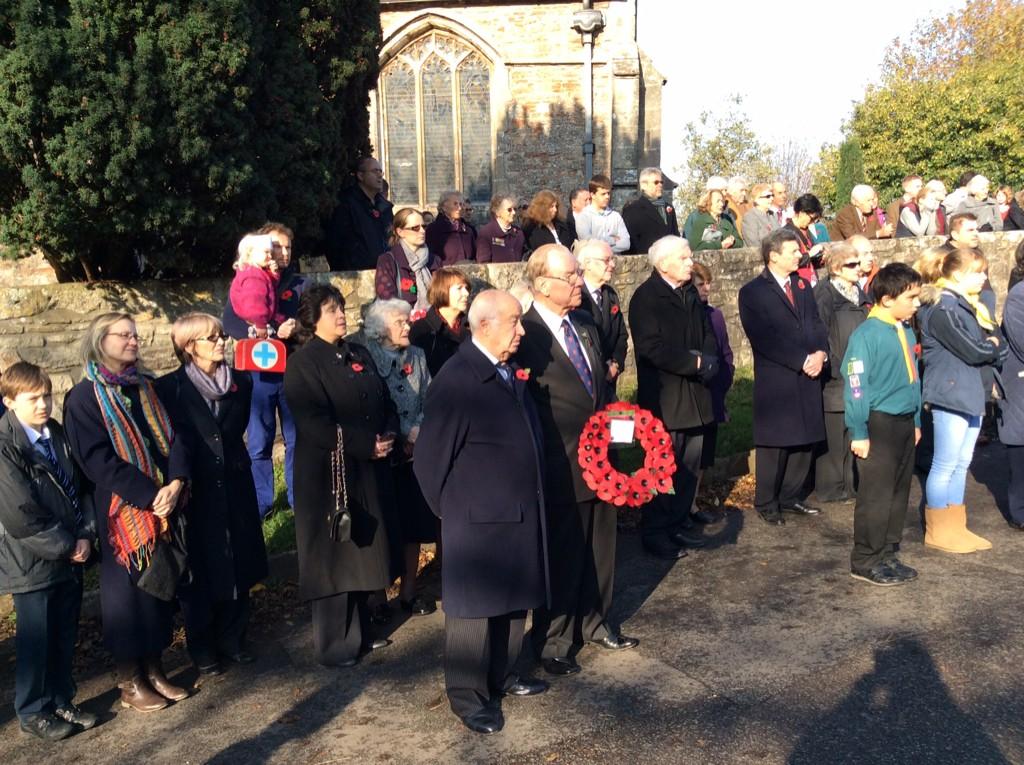 NailseaC's tweet photo. WB Alan Peters &amp; WB Graham Bowerman laying a wreath on behalf of Backwell Lodge  at St Andrews Church, Backwell http://t.co/MGQD9cyheJ
