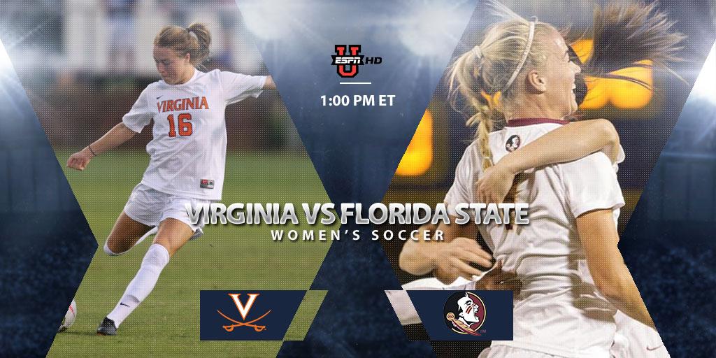 NCAA's tweet image. A day before the NCAA bracket comes out, 2 of the top 4 teams in the country play for @theACC title on @ESPNU!