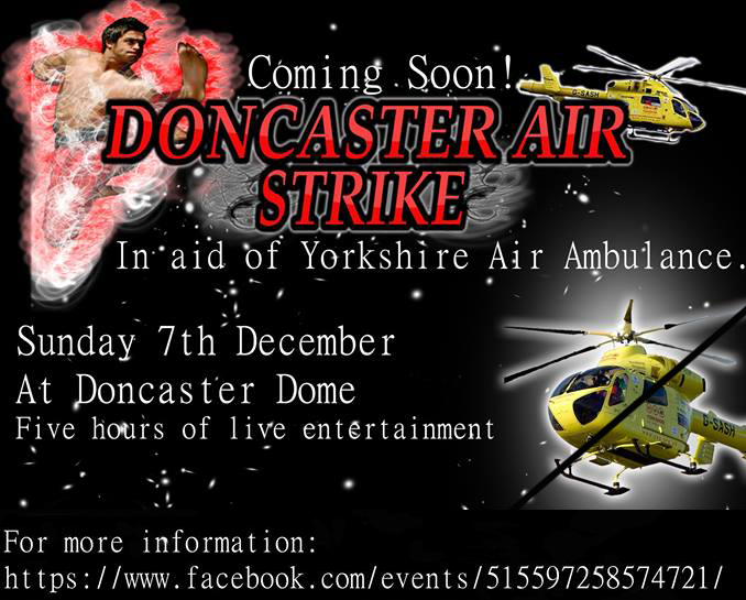 Mid-Teenz supports Doncaster Air Strike. Helping to raise funds to keep Yorkshire Air Ambulance service in operation.