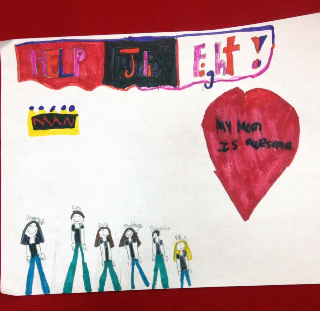 HelpJulieFight's tweet photo. Madeleine: I love you Mommy! #helpjuliefight http://t.co/lqUc6zDuW5