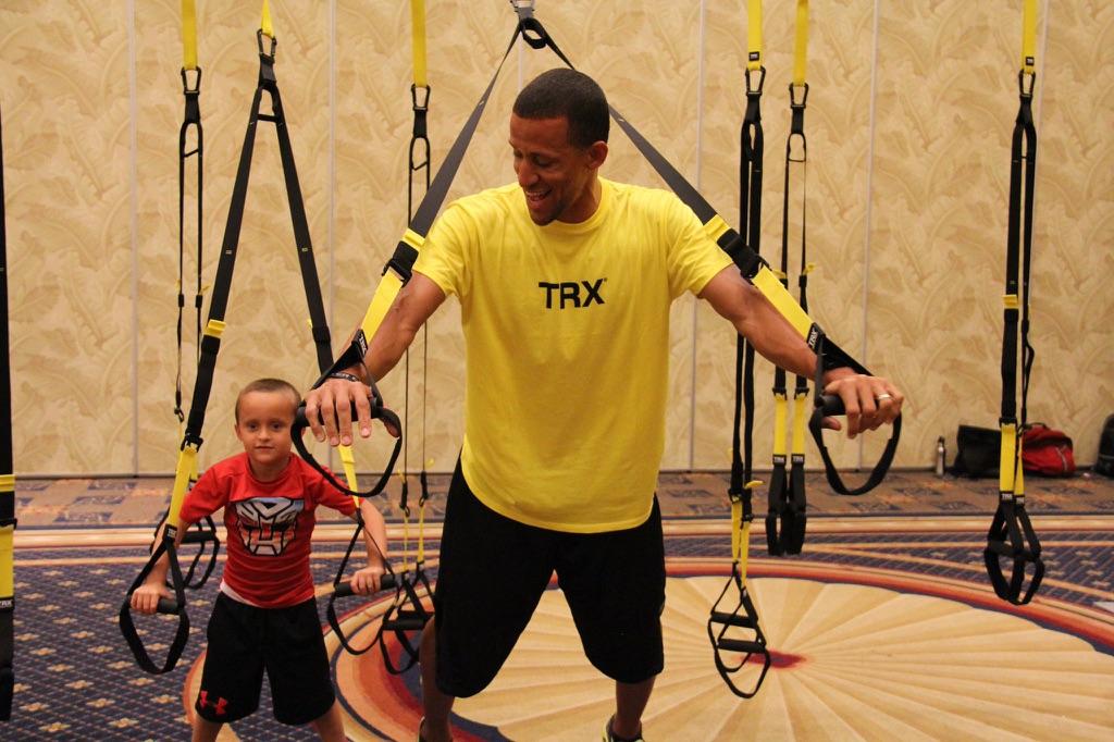 danmcdonogh's tweet photo. Play together - stay together! @TA2claps @TRXtraining #TRXTrainerSummit #father&son #rolemodeldad http://t.co/eM7XQXvGT9