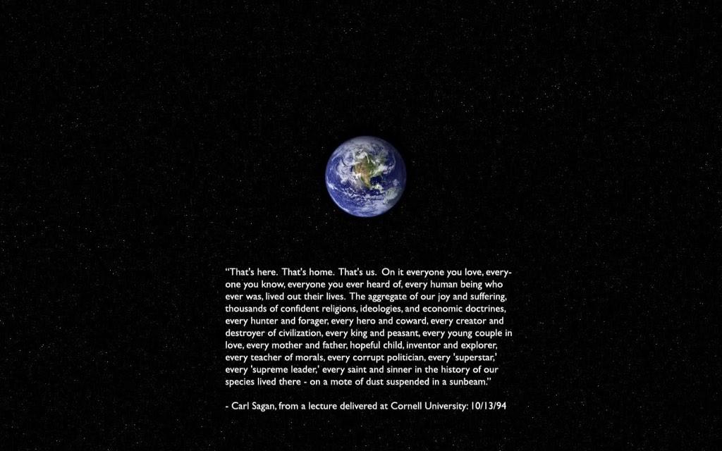 Happy birthday, Carl Sagan! Who knew that just one man on this pale blue dot could do so much? 
