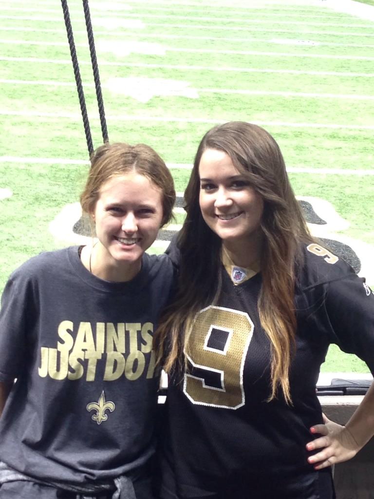 KristenDefelice's tweet photo. #winndixiegameday  Geaux saints!! http://t.co/uOF6huKOVO