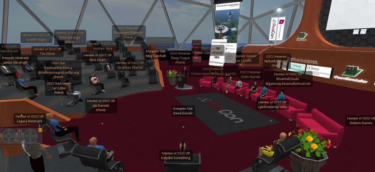 dwdeeds's tweet photo. #OSCC14 #opensimcc #oscc At the VIP Keynote Q&A with Oculus Rift developers! #iste #aace #edtech #oculusrift #edblog http://t.co/qA9COMyr5K