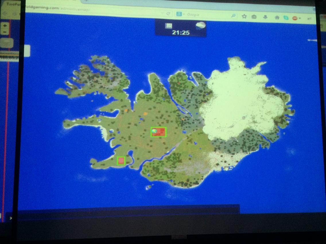 reKode's tweet photo. @Minecraft server with #Iceland map in making! Fun at 'Creat!ve Gam!ng' at #reKode #EdTech http://t.co/Ob3QUpNLmc
