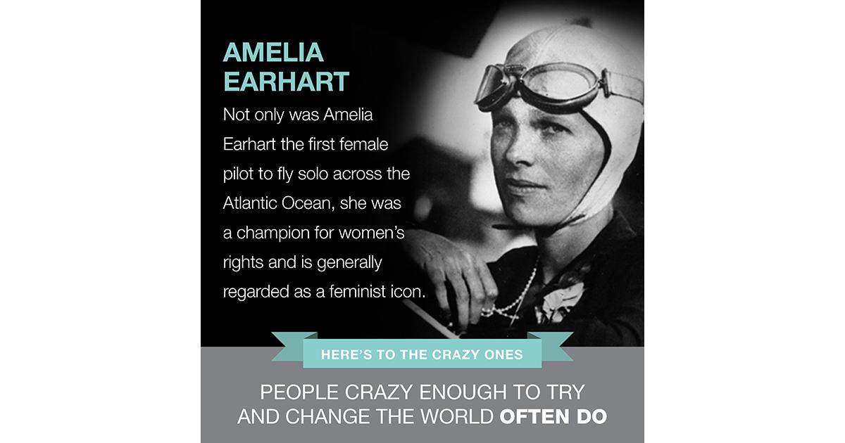 plexuspinkmamas's tweet image. Amelia Earhart ltl.is/Gxhdi